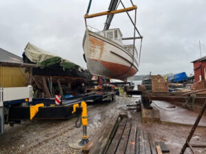 Gl. Turisten flyttes fra Hobro Værft til Ry